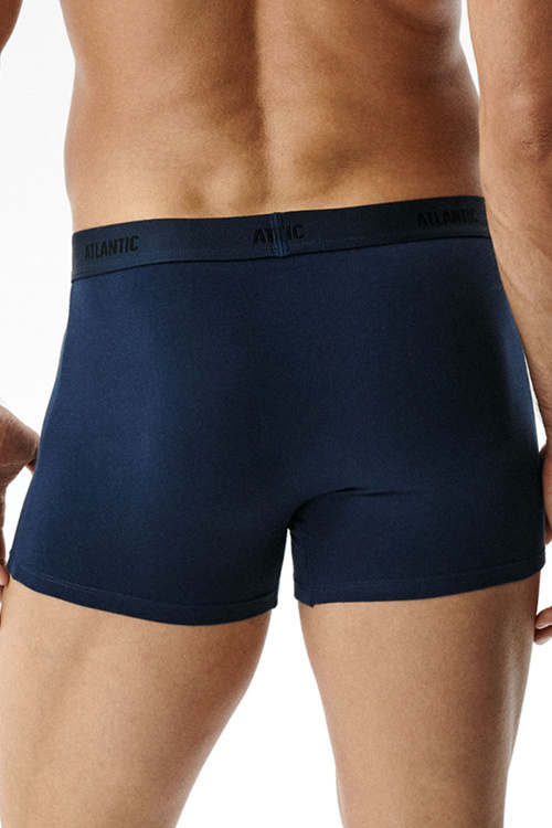 Atlantic 6SMH-004 bokserki męskie 6-pack z miękką gumą, indygo/szary/granat/khaki/niebieski ciemny/denim