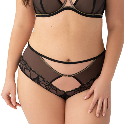 Figi damskie Gorsenia K759 Saanvi czarny