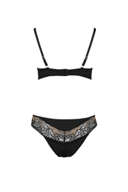 Nocna komplet biustonosz + stringi Casmir Divine bikini black 