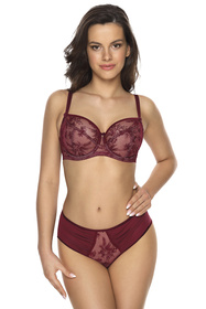 Gaia 1035 Jasmine Biustonosz miękki, kuszący burgund