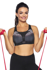 Biustonosz sportowy Ava Carri Maxi black