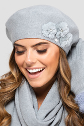 Kamea Alaska Nakrycie głowy beret, szary