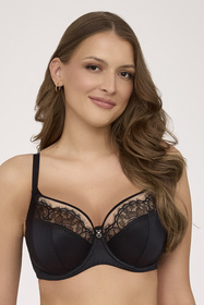 Ava 2230 biustonosz miękki z fiszbinami, koronkowe wykończenia