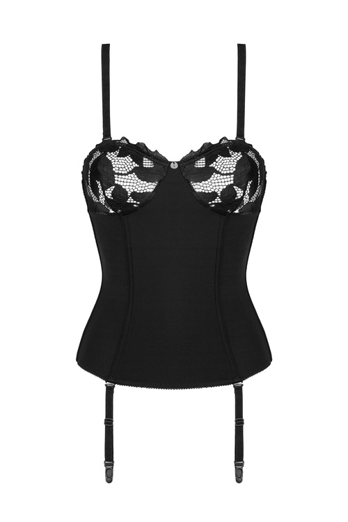 Obsessive Editya corset Gorset sexy, czarny