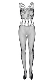 Beauty Night Miranda BN6615 bodystocking z otwartym krokiem black