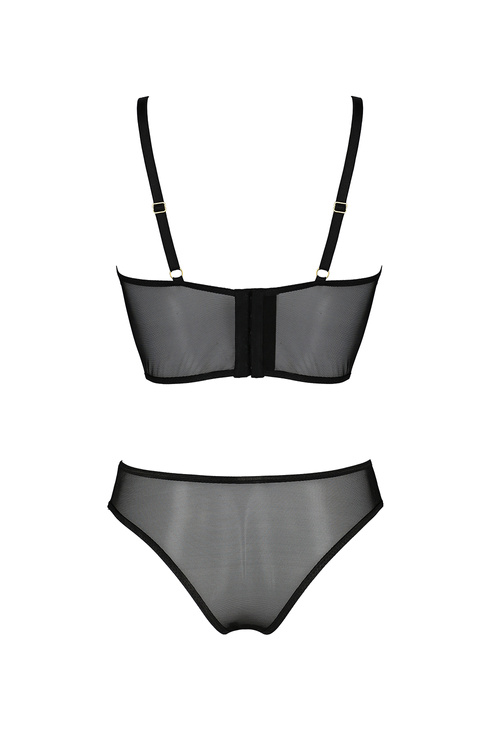 Nocna komplet biustonosz + figi Casmir Denerys set black