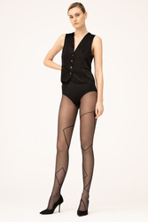 Fiore Square 20 Den G6054 Wyrób pończoszniczy rajstopy, black