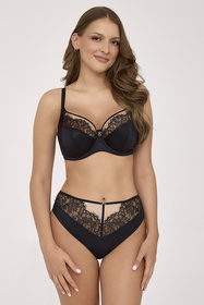 Ava 2230 biustonosz miękki z fiszbinami, koronkowe wykończenia