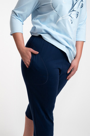 Nocna piżama Italian Fashion Arietta r.3/4 sp.3/4 niebieski 