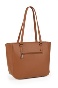 Vivisence T0017 torebka na ramię z zamkiem brown