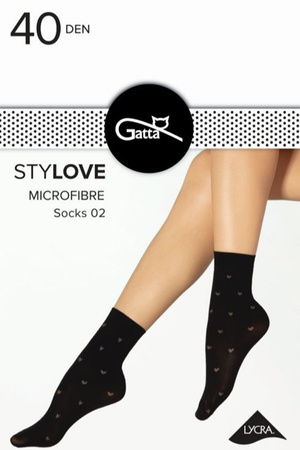  Wyrób pończoszniczy skarpetki Gatta Stylove 02 40 DEN nero