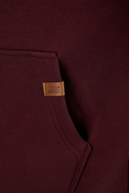 Vivisence 9006 bluza z kapturem, miękka bawełna bordowy
