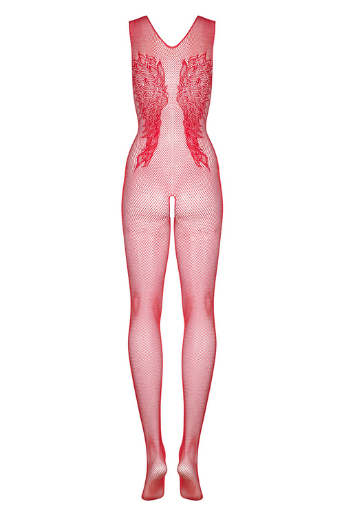 Obsessive Bodystocking N112 Body bodystocking, czerwony