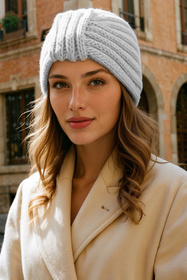 Czapka Vivisence 70114 szary