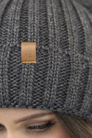 Komplet czapka+komin+rękawiczki Vivisence 70100 Kmpl+R grafitowy