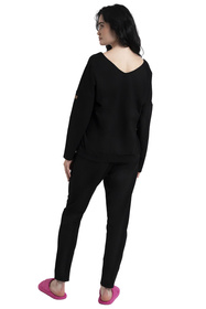 Dres homewear Italian Fashion Karina dł.r. dł.sp. czarny