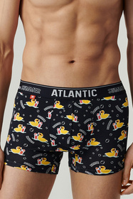 Bokserki Atlantic 2MHH-007 2-pack granat/róż
