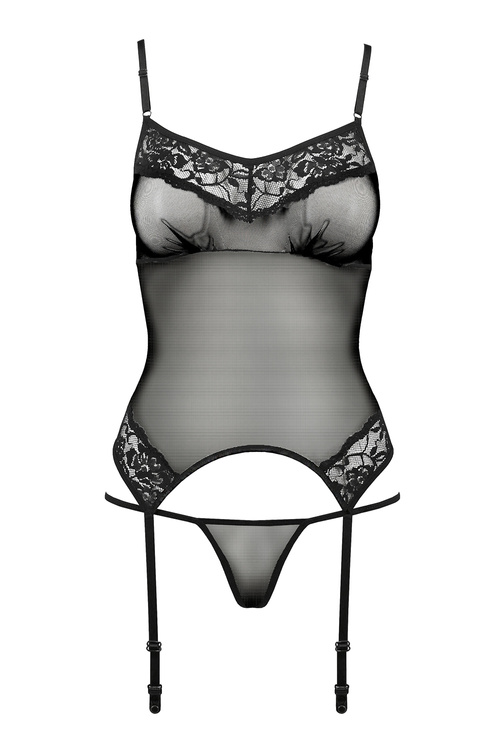 Passion Melania corset Gorset sexy, black
