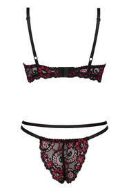 Beauty Night Rosalinda komplet biustonosz i stringi, koronka black