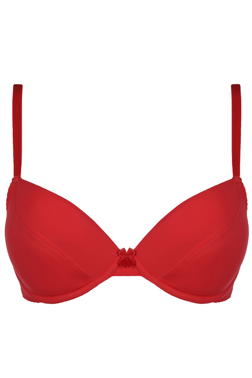 Axami V-8131 Biustonosz push-up, czerwony