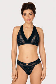 Biustonosz braletka Róża Gizela top czarny