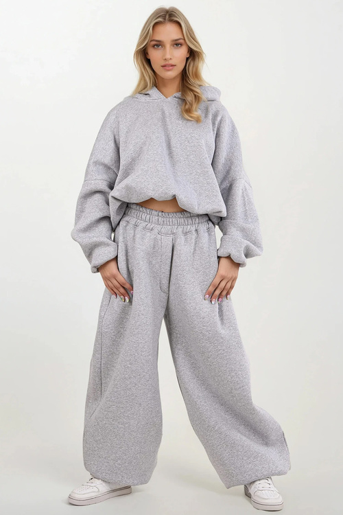 Komplet bluza+spodnie Dkaren DK-K-B27 szary