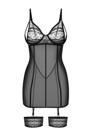 Nocna koszulka Obsessive Nuites chemise black