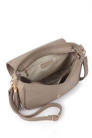Vivisence T0025 torebka na ramię z regulowanym paskiem beige