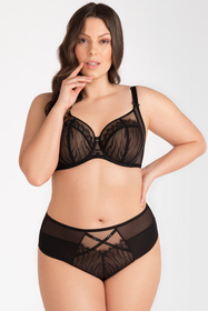 Biustonosz miękki Gorsenia K817 Inessa czarny 