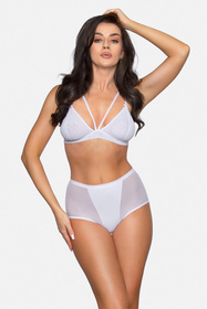 Majtki wysokie figi Babell BBL 177 biały