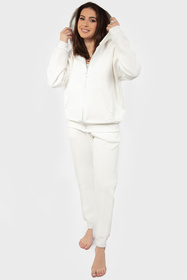 Komplet bluza+spodnie Dkaren DK-K-B1 ecru