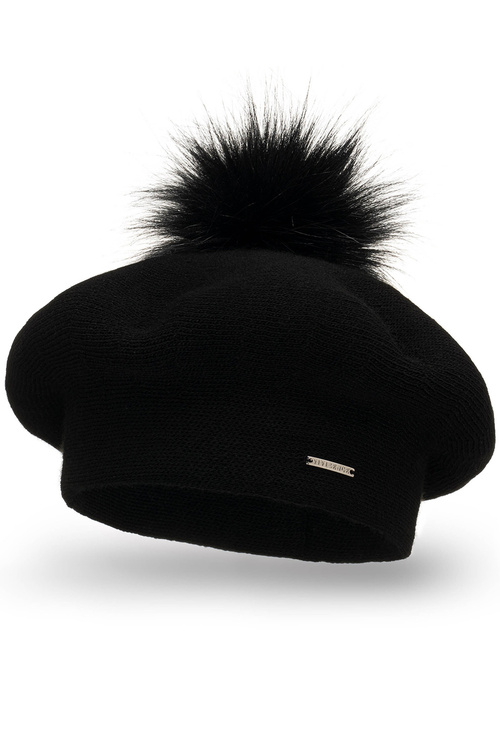 Vivisence 7035 Nakrycie głowy beret, czarny