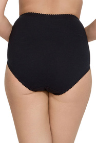 Mitex Aga Majtki wysokie figi, czarny