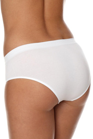 Brubeck HI00090A Hipster Majtki figi, biały