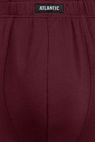 Atlantic 6SMH-001 bokserki męskie 6-pack gładkie, burgund/czarny/khaki/brąz/grafit/czarny