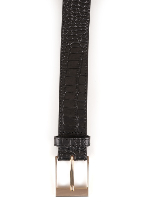 Pasek skórzany Vivisence P0002 black