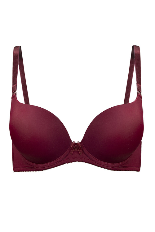 Vivisence 1041 Biustonosz push-up, bordowy