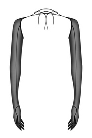 Erotyczne rękawiczki Obsessive Euphori gloves black