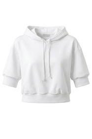 Vivisence 9008 bluza nierozpinana z kapturem biały