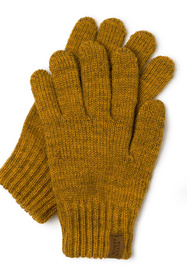 Vivisence 7014R Rękawiczki dzianinowe, ciemny żółty