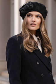 Beret Vivisence 7081 czarny