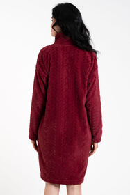 Szlafrok Italian Fashion Rena dł.r. bordo
