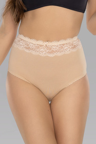 Wysokie figi Mitex Eva 3-pak biały/beż/czarny