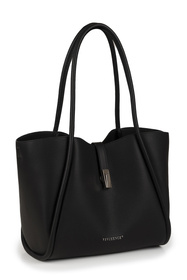 Vivisence T0021 torebka na ramię z klapką na magnes black
