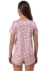 Piżama Vivisence 2048 jasny różowy