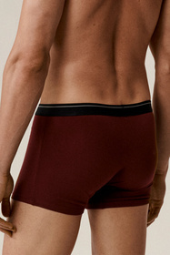 Bokserki Atlantic 3MH-011 3-pack fiolet/czarny/khaki