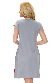 Doctor Nap TCB.9703 Nocna koszula, grey
