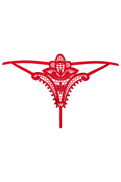 Obsessive Luiza thong Majtki stringi, czerwony