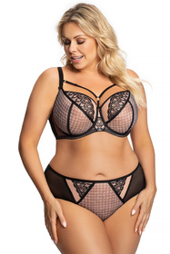 Gorsenia K702 Celine Majtki figi, czarny