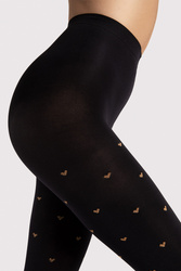 Rajstopy Fiore Copper Love 60 DEN G6112 black/copper